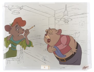 A “Great Mouse Detective" Original Production Cel.