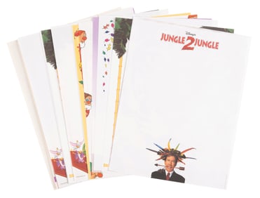 A Disney Feature Film Letterhead Stationery Collection.