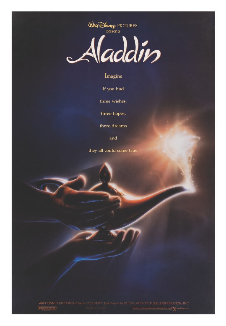 An "Aladdin" One-Sheet. (1 of 1)
