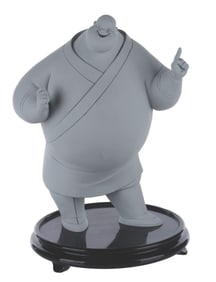 A "Mulan" Chien-Po Maquette by Tony Cipriano.