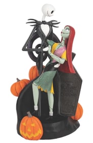A “Nightmare Before Christmas" Jack and Sally Figure.
