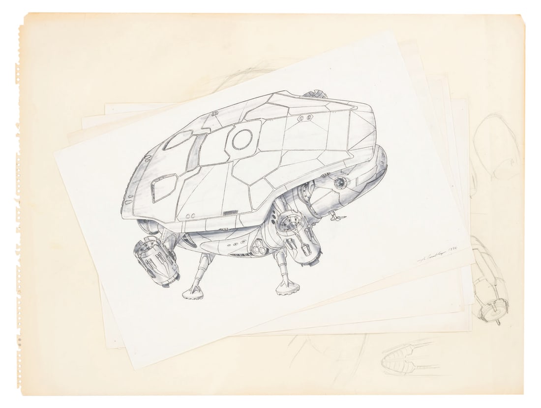 A Multi-Signed “Muppets from Space" Poster and Concept Drawings. (1 of 6)