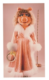 A Miss Piggy Publicity Photo and Ring Prop.