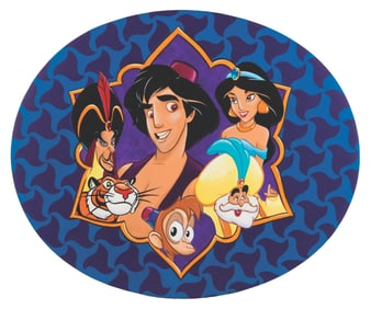 An “Aladdin" Disney Store Display.
