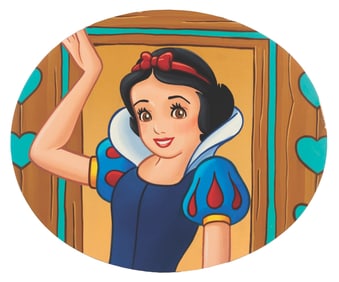 A Snow White Disney Store Display.