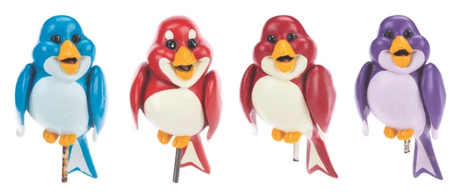A Disney Store Bird Display Figure Collection.