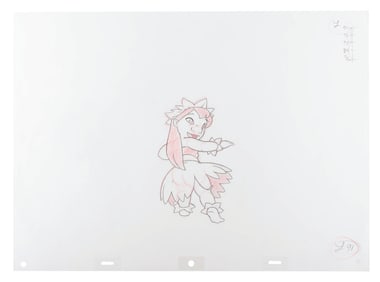 A "Lilo & Stitch" Lilo Production Drawing.