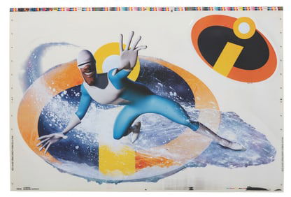 A Pair of Frozone and "Incredibles" Logo Decals.