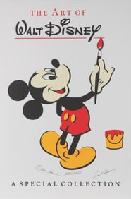 A Disney Legends Signed The Art of Walt Disney Poster.
