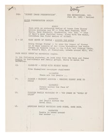 A “Disney Image Presentation" Script.
