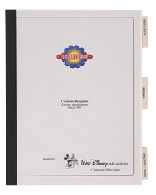 A Tomorrowland Costume Program Book.