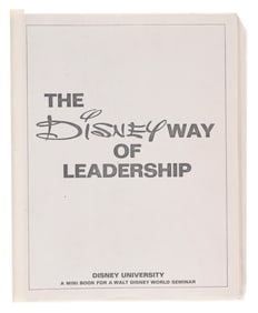 A The Disney Way of Leadership Seminar Mini Book.