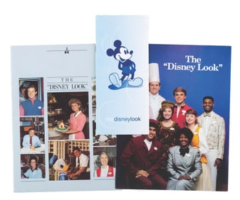 Three Cast Member “Disney Look" Training Booklets.