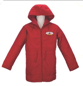 A Disneyland Cast Member Parka with Patch.