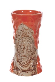 A 2nd Edition Trader Sam's Enchanted Tiki Bar Krakatoa Mug.