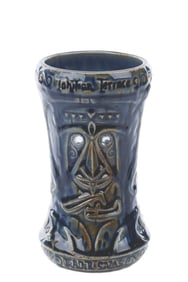 A Trader Sam's Tahitian Terrace Diamond Luau Tiki Mug.
