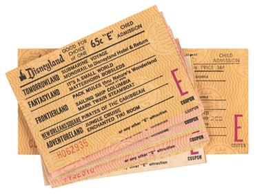 A Disneyland “E" Ticket Collection.