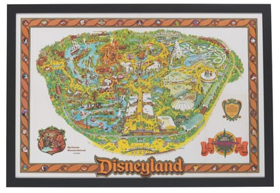 A Disneyland 1978 Souvenir Map.