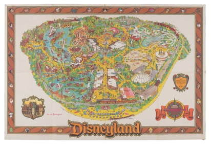 A Disneyland 1983 Souvenir Map.