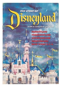 A 1955 The Story of Disneyland Guidebook.
