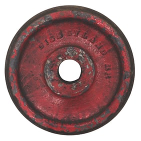 A 1957 Disneyland Railroad Wheel.