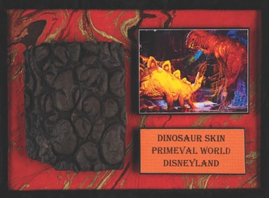 A Disneyland Primeval World Dinosaur Skin Prop.