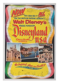 A “Disneyland, U.S.A." One-Sheet.