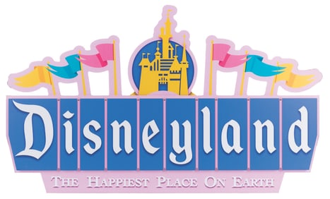 A Souvenir Disneyland Marquee Sign.