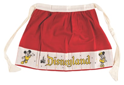 A Disneyland Mickey and Minnie Child's Apron.