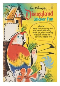 A Walt Disney's Disneyland Sticker Fun Activity Book.