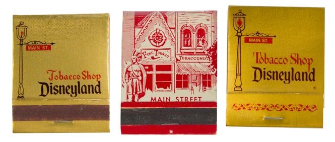 Three Disneyland Matchbooks.