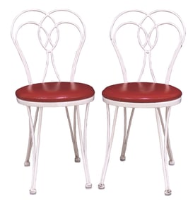 A Pair of Coca-Cola Refreshment Corner Chairs.