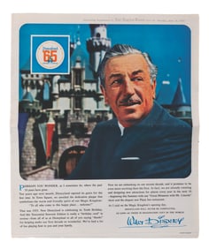 A Disneyland Tencennial Celebration Newspaper Supplement.