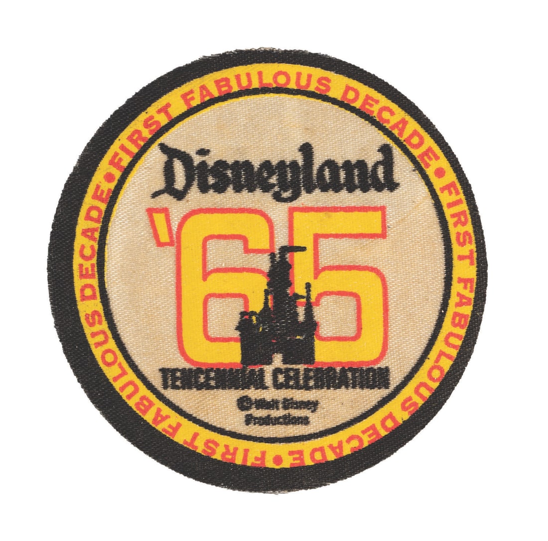A Disneyland Tencennial Celebration Hat Patch. (1 of 1)