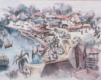 A Disneyland Hotel Adventureland Print.