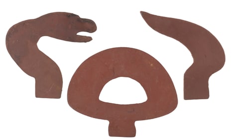 A Three-Piece Snake Big Game Safari Shooting Gallery Target.