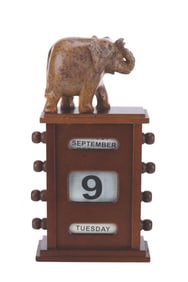 An Indiana Jones Adventure 10th Anniversary Calendar.