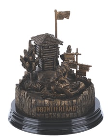 A Frontierland 50th Anniversary Figurine by Larry Nikolai.