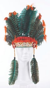 A Large Frontierland Indian Village Headdress.