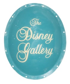 A Disney Gallery Sign.