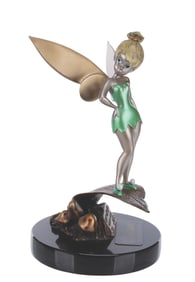 A Signed Marc Davis Studio Tinker Bell Bronze Sculpture.