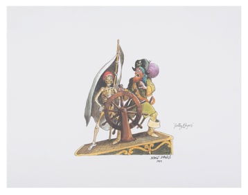 A Marc Davis Pirates of the Caribbean Concept Print.