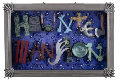 A Haunted Mansion Shadowbox by Avanzino.