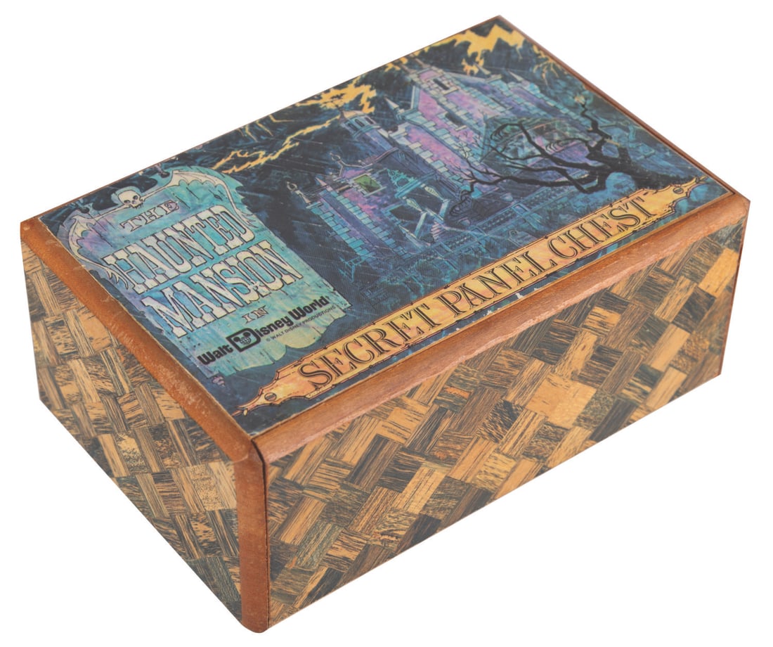 A Small Walt Disney World Haunted Mansion Secret Panel Chest. (1 of 4)