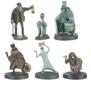 A Kevin and Jody Haunted Mansion Miniatures Set.