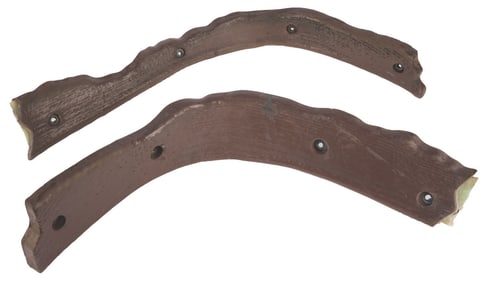 A Pair of Splash Mountain Ride Vehicle Pieces.
