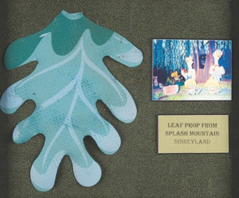 A Splash Mountain Leaf Prop.