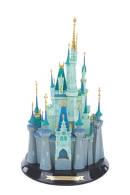 A Kevin and Jody 50th Anniversary Cinderella Castle Figure.