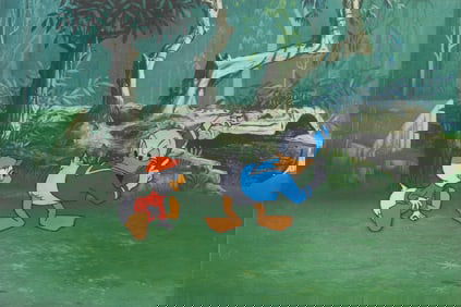 A “Donald’s Fire Survival Plan" Original Production Cel.