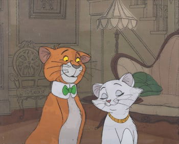 An “Aristocats" Original Production Cel.